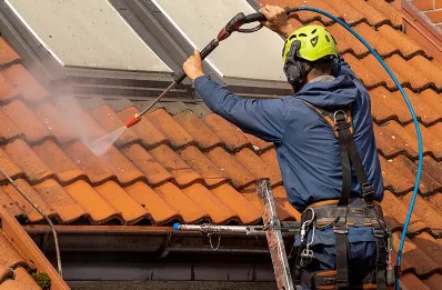 Démoussage et hydrofuge de toiture à Vallangoujard